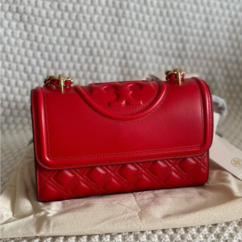 NWT Tory Burch Fleming Small Convertible Shoulder Bag